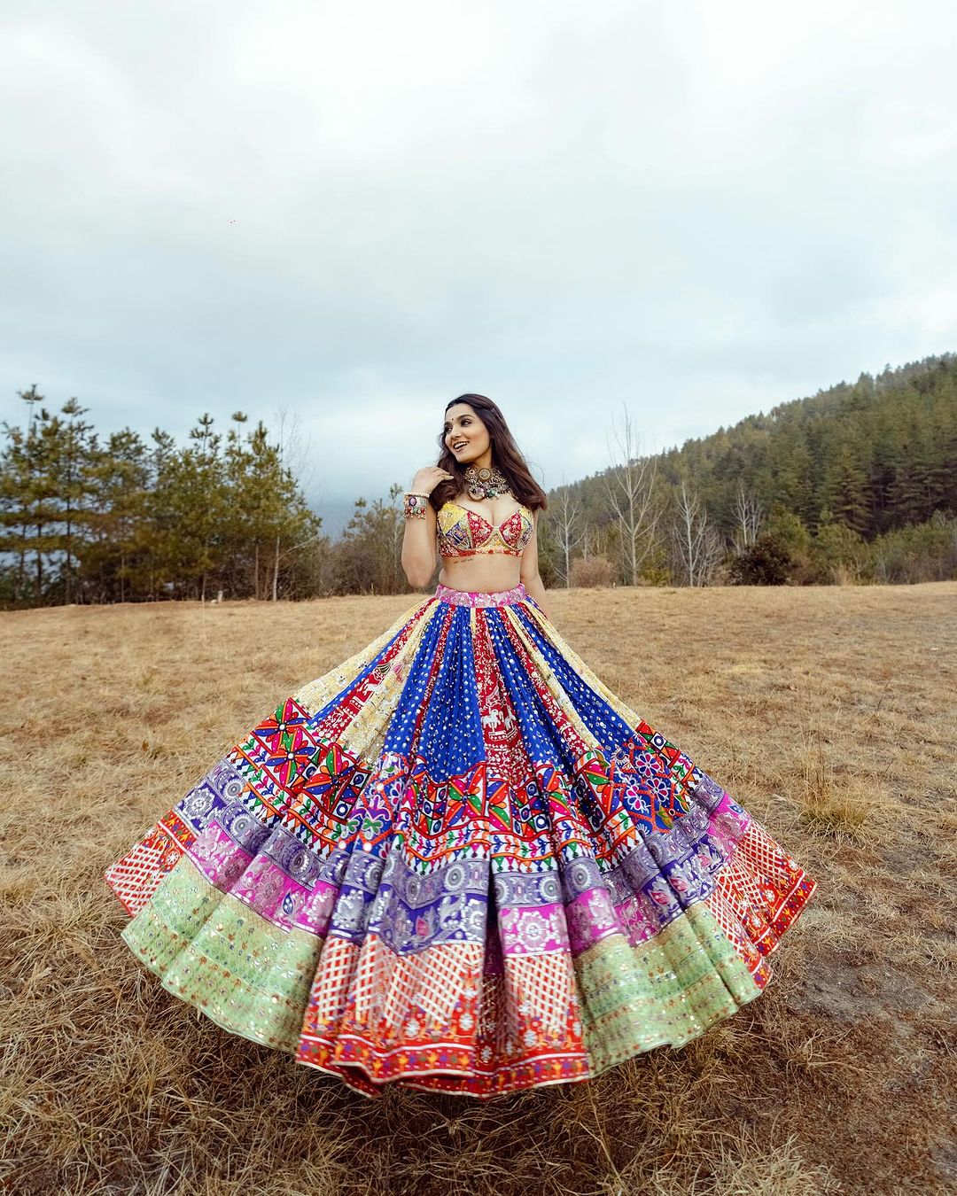 Beautiful and Colorful Designer festive chaniya choli